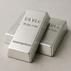 Investment-Grade Silver Bars 99.999% Purity
